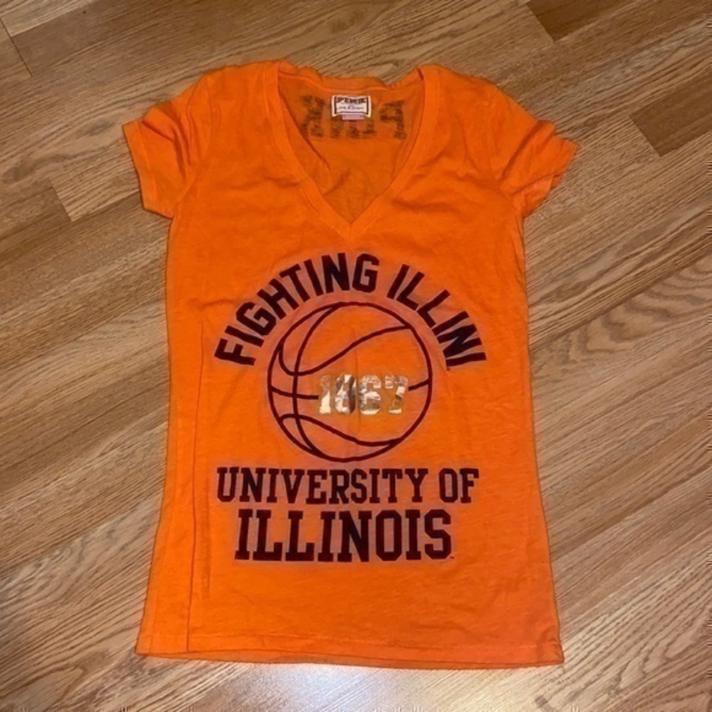 VS PINK || Illini Basketball Ball Tee